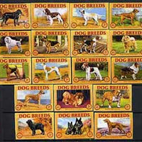 Match Box Labels - complete set of 18 Dog Breeds (Finnish made for Finlays)