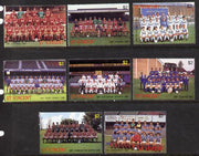 St Vincent 1987 English Football teams perf set of 8 unmounted mint SG 1090-97)