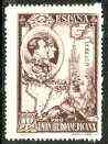 Spain 1930 Lion 10c chocolate (from Spanish-American Exhibition) unmounted mint (Blocks & gutter pairs pro rata) SG 641