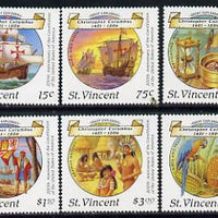 St Vincent 1988 Columbus perf set of 6 unmounted mint, SG 1125-30*,