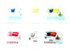 Liberia 1976 Innsbruck Winter Olympics 50c Bob Sleigh the set of 6 imperf progressive proofs comprising the 4 individual colours plus 2 and all 4-colour composites unmounted mint, as SG 1265