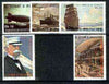 St Thomas & Prince Islands 1988 150th Anniversary of Zeppelin perf set of 5 unmounted mint