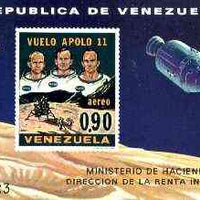 Venezuela 1969 First Man on the Moon imperf m/sheet unmounted mint, SG MS 2099