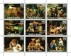 Djubaland Republic 1998 Teddy Bears perf sheetlet containing coplete set of 9 values unmounted mint