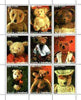Somaliland 1999 Teddy Bears perf sheetlet containing coplete set of 9 values unmounted mint