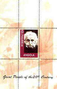 Angola 1999 Great People of the 20th Century - Albert Einstein (portrait) perf souvenir sheet unmounted mint