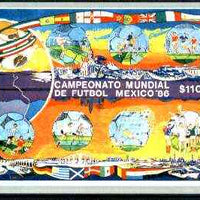 Mexico 1986 Football World Cup imperf m/sheet unmounted mint