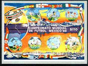 Mexico 1986 Football World Cup imperf m/sheet unmounted mint