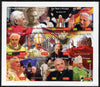 St Thomas & Prince Islands 2005 Pope Benedict imperf sheetlet containing 12 values unmounted mint