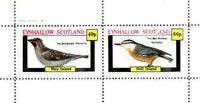 Eynhallow 1982 Birds #36 (Waxwing & Nuthatch) perf set of 2 values unmounted mint