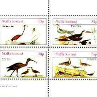 Staffa 1982 Birds #74 (Flamingo, Ibis & Mixed Birds) perf set of 4 values unmounted mint