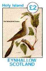Eynhallow 1982 Birds #13 (Yellow-billed Cuckoo) imperf deluxe sheet (£2 value) unmounted mint
