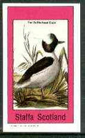 Staffa 1982 Birds #29 (Buffle-head Duck) imperf souvenir sheet (£1 value) unmounted mint