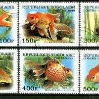 Togo 1999 Fish complete set of 6 values fine cto used*