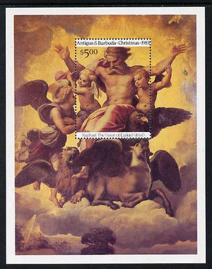 Antigua 1983 Christmas Raphael m/sheet unmounted mint, SG MS 820