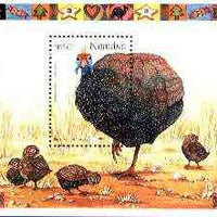 Namibia 1997 Christmas (Guinea Fowl) perf m/sheet unmounted mint, SG MS 748