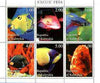 Kalmikia Republic 1999 Exotic Fish perf sheetlet containing complete set of 6 values unmounted mint