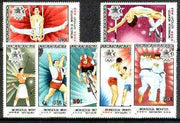 Mongolia 1984 Los Angeles Olympic Games set of 7 unmounted mint, SG 1587-93*