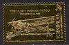 Dominica 1978 History of Aviation (First Flight over South Pole) $16 embossed on 23k gold foil unmounted mint
