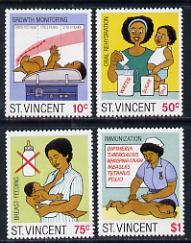 St Vincent 1987 Child Health set of 4 unmounted mint SG 1049-52