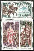 France 1966 History of France (1st series) set of three unmounted mint SG 1727-29*