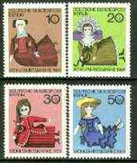 Germany - West Berlin 1968 Humanitarian Relief Fund set of 4 dolls unmounted mint SG B316-19*