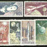 Czechoslovakia 1962 Space Research (2nd series) set of 6 unmounted mint SG 1285-90