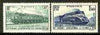 France 1937 1st Railway Congress, Paris set of 2 mounted mint SG 572-73