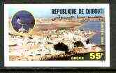 Djibouti 1984 55f Obock with inset of a seagull IMPERF unmounted mint as SG 919*