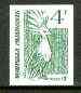 New Caledonia 1988 Bird def 4f Kagu, imperf from limited printing unmounted mint, as SG 840*