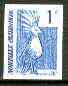 New Caledonia 1988 Bird def 1f Kagu, imperf from limited printing unmounted mint, as SG 837*