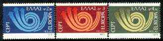 Greece 1973 Europa set of three unmounted mint SG 1249-51