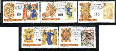 Vatican City 1980 Europa set of 5 fine used, SG 735-739