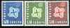 Portugal 1961 Europa set of three fine unmounted mint, SG 1193-95*