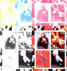 Tadjikistan 2000 Marilyn Monroe sheetlet of 4, the set of 5 imperf progressive colour proofs comprising the 4 individual colours plus all 4-colour composite unmounted mint