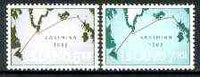 Iceland 1962 Opening of Submarine Telephone Communication set of 2 unmounted mint, SG 397-98
