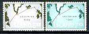 Iceland 1962 Opening of Submarine Telephone Communication set of 2 unmounted mint, SG 397-98