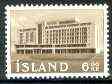 Iceland 1962 Agricultural Headquarters 6k brown from building set unmounted mint, SG 394