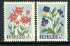 Iceland 1958 Flowers set of 2 unmounted mint, SG 353-54