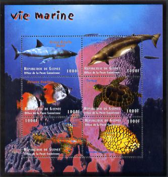 Guinea - Conakry 1998 Marine Life #3 perf sheetlet containing 6 values, Michel 2208-13 unmounted mint. Note this item is privately produced and is offered purely on its thematic appeal