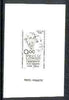France 1981 Newspaper Anniversary (La Gazette) photo marquette (stamp sized black & white photographic proof) of original artwork with value expressed as 0.00, as SG 2417, exceptionally rare