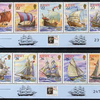 Jersey 2000 'The Stamp Show 2000' - Maritime Heritage set of 10 unmounted mint, SG 936-45