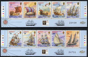 Jersey 2000 'The Stamp Show 2000' - Maritime Heritage set of 10 unmounted mint, SG 936-45
