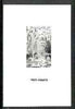 France 1981 Philatelic Societies Congress stamp sized black & white photographic proof of original artwork (Fountain) with value expressed as 1.00, endorsed 'Photo Maquette', as SG 2418, exceptionally rare