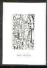 France 1980 Giants of the North (Festival) stamp sized black & white photographic proof of original artwork, with value expressed as 0.00 endorsed 'Photo Maquette', as SG 2349 exceptionally rare
