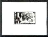 France 1979 Stamp Day (Paris Head PO) photo marquette (stamp sized black & white photographic proof) of original artwork with value expressed as 0.00 + 0.00, as SG 2306, exceptionally rare