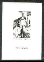 France 1981 Tourist Publicity - Crest, stamp sized black & white photographic proof of original artwork with value expressed as 1f70 (instead of 2f90), endorsed 'Photo Maquette', as SG 2410, exceptionally rare