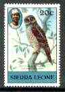 Sierra Leone 1980-82 Wood Owl 20c (with 1981 imprint) unmounted mint,SG 629B