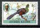Sierra Leone 1980-82 Turaco 1c (with 1981 imprint) unmounted mint,SG 622B