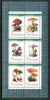 Buriatia Republic 1998 Fungi #04 perf sheetlet containing complete set of 6 values unmounted mint